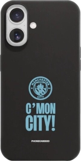 Phonecases3D iPhone 17 Man City komposterbart deksel, svart