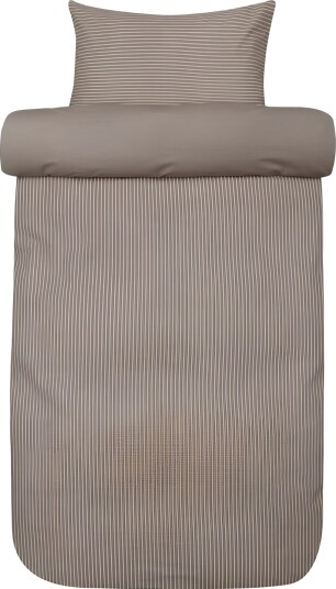 Sengetøy 140x220 cm 100% bomull Høie of Scandinavia Hugo Chocolate Brown