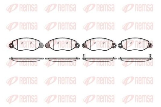 Bremseklosser REMSA 0772.12 Bremseklosser REMSA 0772.12