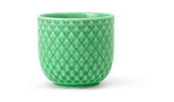 Lyngby Porcelæn Rhombe eggeglass Ø 5 cm Grønn Lyngby Porcelæn Rhombe eggeglass Ø 5 cm Grønn