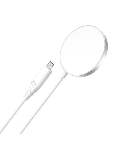 Choetech T518 Magnetic Wireless Charger 15W (white)