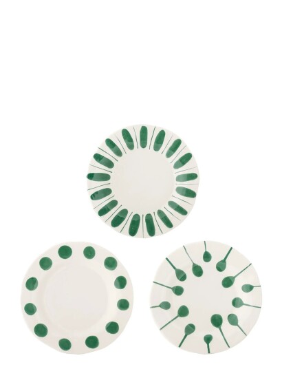 Bloomingville Linora Plate Green Ø 22 CM