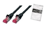 shiverpeaks Patchkabel S/FTP Cat.6A schwarz 1,0m