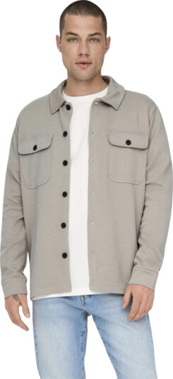 Only & Sons Newkodyl Overshirt Sweat Beige M
