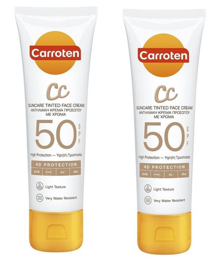 Carroten 2 x Face CC Cream SPF 50 50 ml
