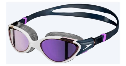 Speedo mosjons svømmebriller til damer Biofuse 2.0 Mirror Mørkeblå/lilla Speedo mosjons svømmebriller til damer Biofuse 2.0 Mirror Mørkeblå/lilla