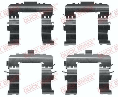 Tilbehørsett, skivebremse belegg QUICK BRAKE 109-0020
