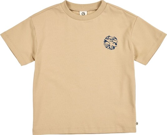 Müsli T skjorte   Naturens avtrykk   Safari m. Navy   Müsli   4 år 104   T skjorte Beige Brun