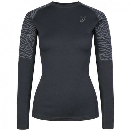 Johaug Elevate Wool Long Sleeve Tblck Black M Johaug Elevate Wool Long Sleeve Tblck Black M