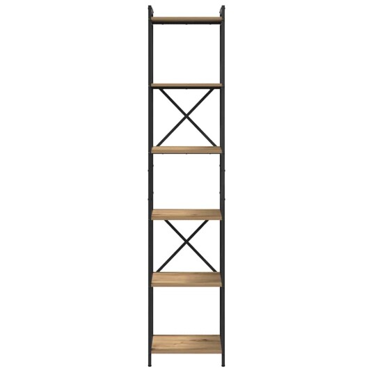 Bokhylle artisan eik 40 x 30 x 188 cm Konstruert tre