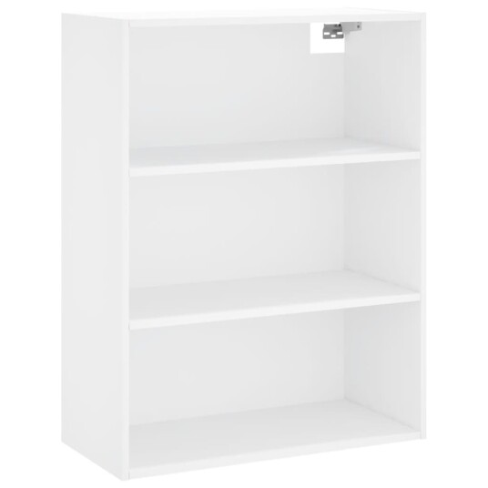 vidaXL Highboard hvit 69,5x34x180 cm konstruert tre 8720845926762