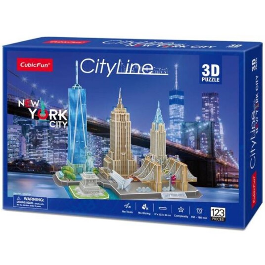 Puslespill City Line New York City 3d