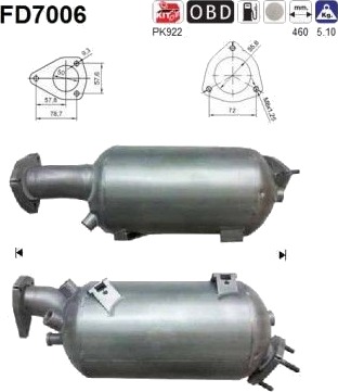 Partikkelfilter AS FD7006