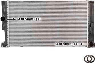 VAN WEZEL 06012714 Radiator motorkjøling