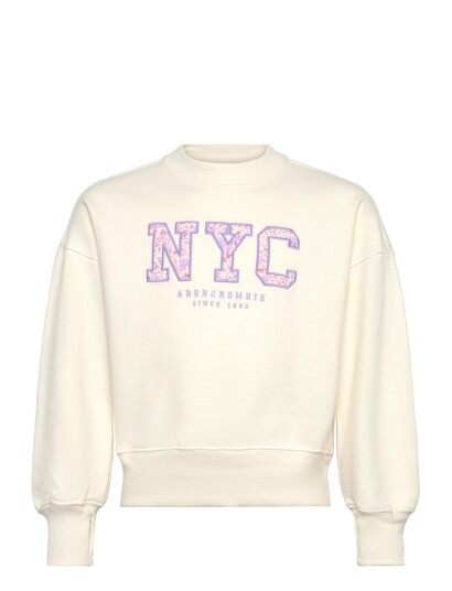 Abercrombie Kids Fw Crew Cream 110/116