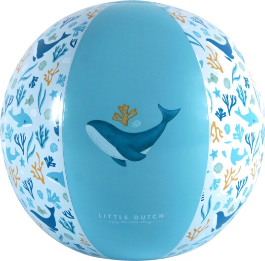 Little Dutch Ocean Dreams Strandball 35 cm Blå