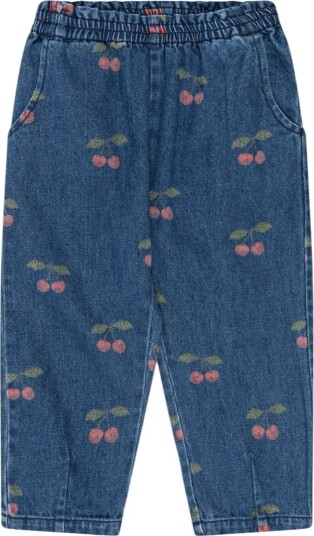 Konges Sløjd Jeans Magot Ma Grande Cerise Denim Konges Sløjd 7 8 år (122 128) Jeans Blå Grønn Rød
