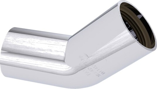Faluvulk 32 mm Bend Dobbelmuffe 45 Grd