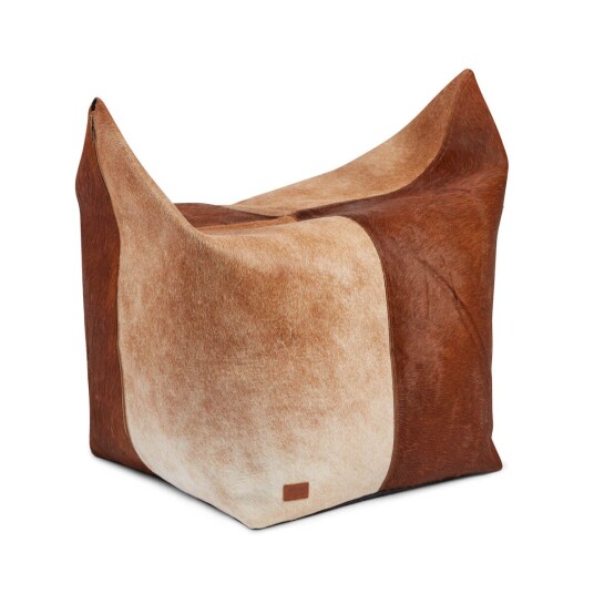 Warm & Comfy Puff Kalveskinn To størrelser Brun 120x60x80 cm Warm & Comfy Puff Kalveskinn To størrelser Brun 120x60x80 cm