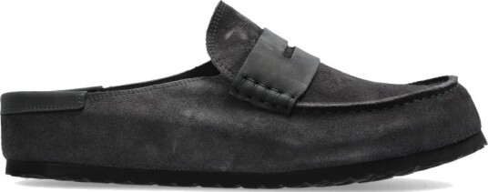 Birkenstock Naples Wrapped Leve/Leoi Charcoal Grey 48