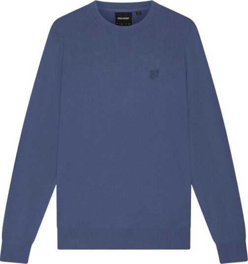 Lyle & Scott Herre Strikkevarer Blå S,