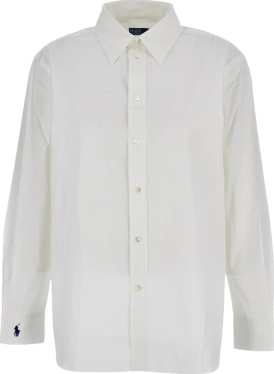 Polo Ralph Lauren Dame Bluser & Skjorter Hvit M,
