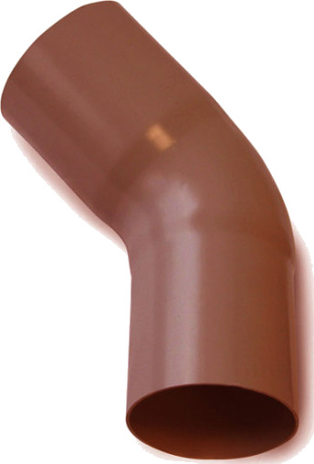 Plastmo bend Ø90mm 45° brun