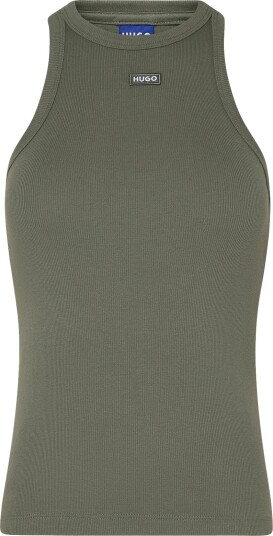 HUGO BLUE Easy Tank_B   OPEN GREEN   XXS