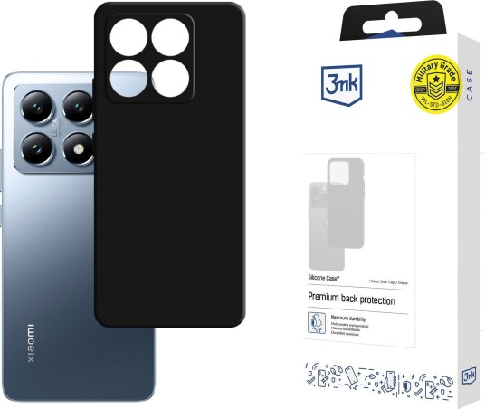 3mk silikonetui til Xiaomi 14T – svart