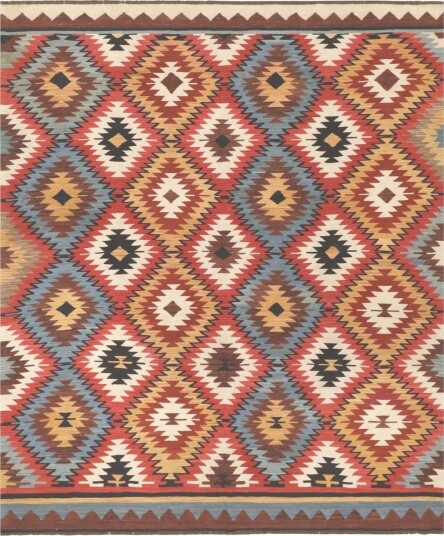 Orientalsk Teppe Hazara Kelim Hand Woven 247 x 288 cm Størrelse: 247 x 288 cm