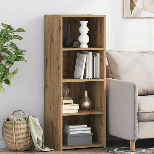 vidaXL Høyskap Artisan eik 45 x 41 x 124 cm Konstruert tre
