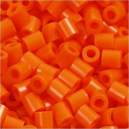 Diverse Rørperler Str 5X5 Mm Hullstr 2.5 Mm Medium Orange Klar 32233 1100 Stk 1 Pk 