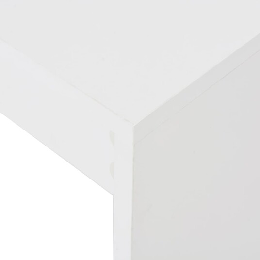 vidaXL Barbord med hylle hvit 110x50x103 cm vidaXL Barbord med hylle hvit 110x50x103 cm