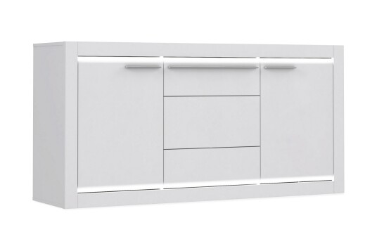 Kommode Baravullin 158 cm Hvit