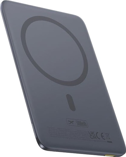 Baseus PicoGo AM41 5000 mAh 20W Ultratynn Powerbank med Trådløs Lading Grå Baseus PicoGo AM41 5000 mAh 20W Ultratynn Powerbank med Trådløs Lading Grå