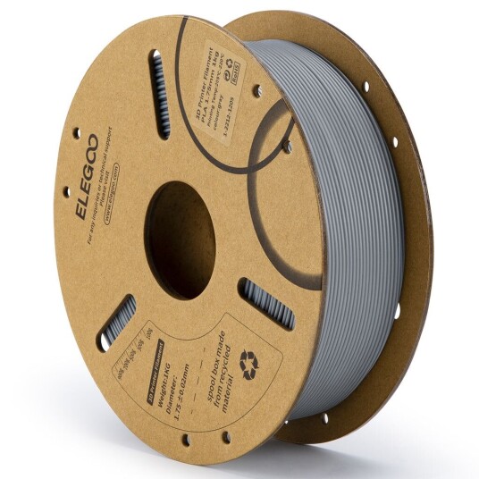 Elegoo PLA 1.75mm 1kg - Grey Elegoo PLA 1.75mm 1kg - Grey