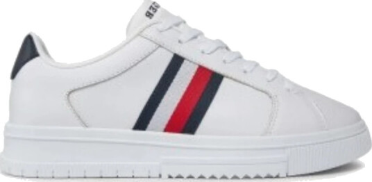 Tommy Hilfiger Herre Sko Hvit 42 EU,
