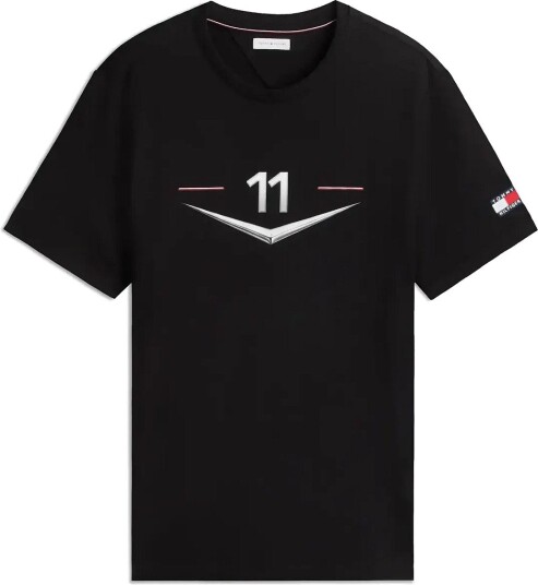Tommy Hilfiger Th X Cf1 Drivers Chevron Tee BLACK M