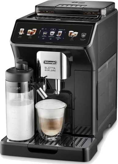 DeLonghi Eletta Explore Espressomaskin med Innebygd Kaffekvern 1,8 L 1450 W Grå