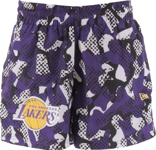 New Era Shorts   Lakers   Lilla   New Era   Medium   Shorts