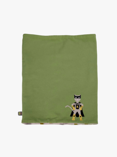 Kattnakken Buff Vendbar Grønn ONE SIZE Kattnakken Buff Vendbar Grønn ONE SIZE