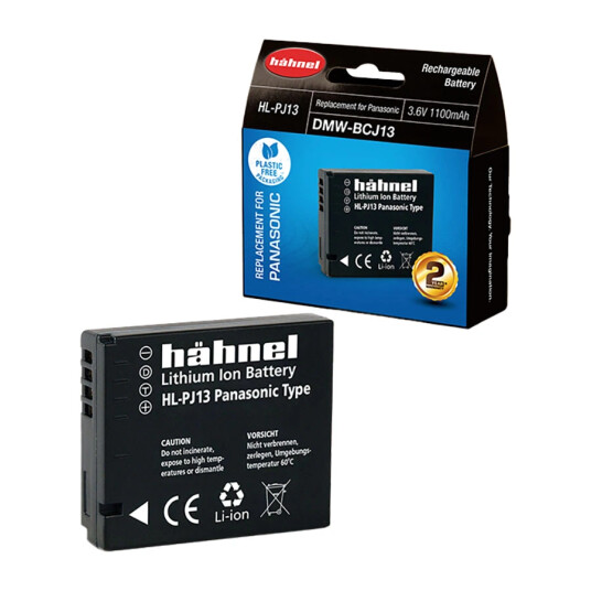 Hähnel Batteri Panasonic HL-PJ13 Tilsvarer Panasonic DMW-BCJ13 Hähnel Batteri Panasonic HL-PJ13 Tilsvarer Panasonic DMW-BCJ13