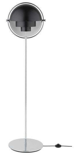 Gubi Multi-Lite Gulvlampe Chrome/Black Gubi Multi-Lite Gulvlampe Chrome/Black