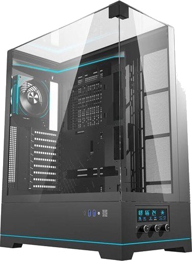 Darkflash DY450L PRO Miditower Kabinett med Ventilator Svart Darkflash DY450L PRO Miditower Kabinett med Ventilator Svart