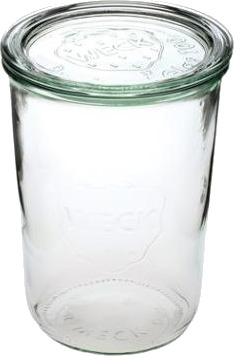 Patentglas Weck 850 Ml Ø10.8X14.7 Cm Uden Låg Glas,20 Stk/Krt Patentglas Weck 850 Ml Ø10.8X14.7 Cm Uden Låg Glas,20 Stk/Krt