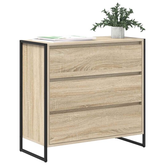 Serviesskap med skuff Sonoma 79 x 36 x 75.5 cm Konstruert tre