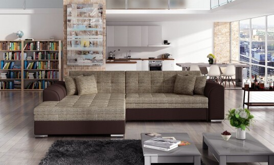 Falseti Sovesofa Beige/Brun
