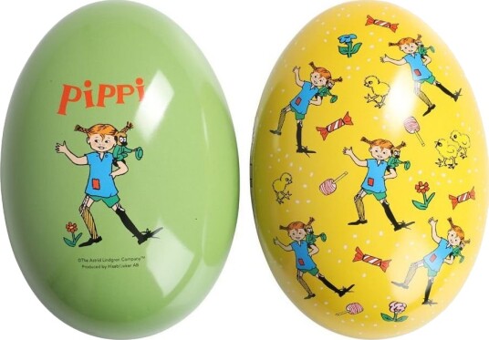 Metall Påskeegg med Pippi Motiv15 cm Metall Påskeegg med Pippi Motiv15 cm