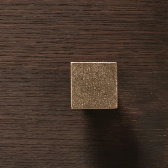 Ferm Living Square Hook   Large   Casted Brass