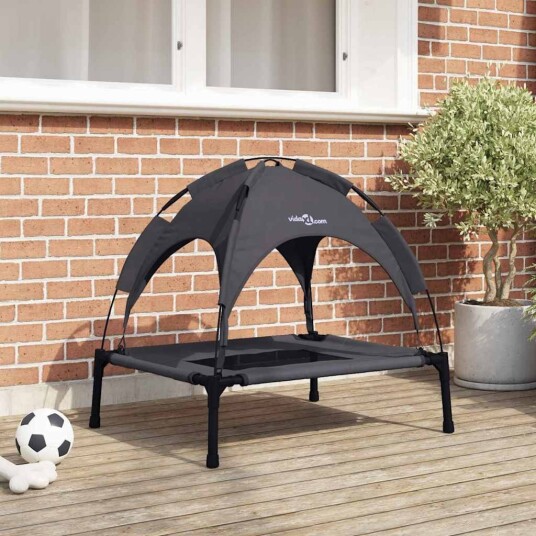 Vidaxl Hundeseng Svart 76 X 62 X 70.5 cm Stål
